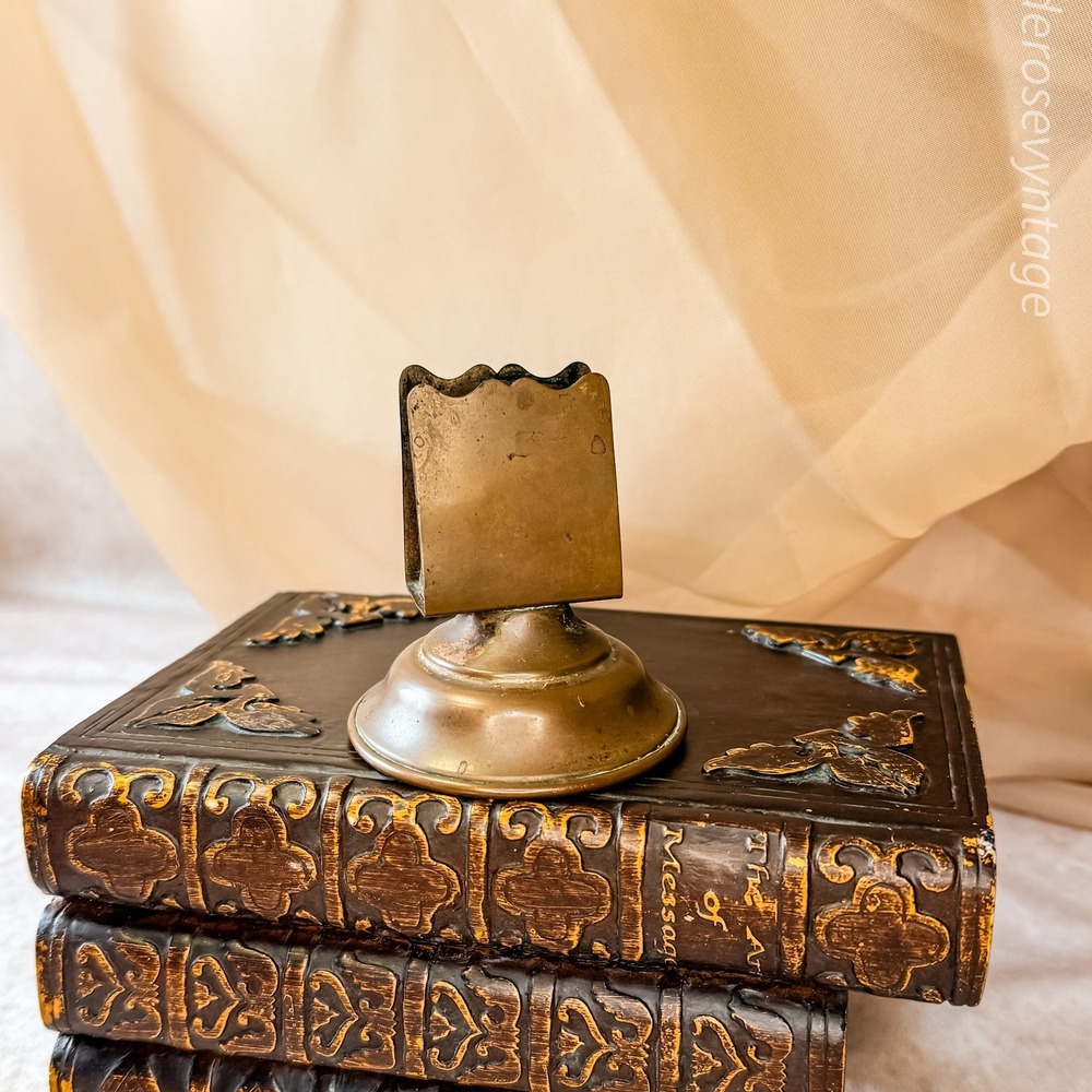 Antique Copper Matchbox Holder